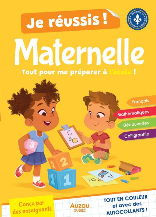 Livre - Je réussis! Maternelle - Version française