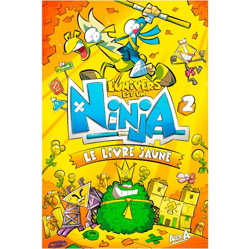 Livre - L'univers est un Ninja, Le livre Jaune (Tome 2) - Version française