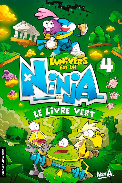 Livre - L'univers est un Ninja, Le livre Vert (Tome 4) - Version française
