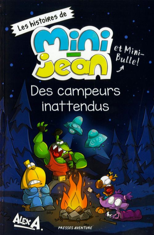 Livre - Les histoires de Mini-Jean et Mini-Bulle, Des campeurs inattendus - Version Française