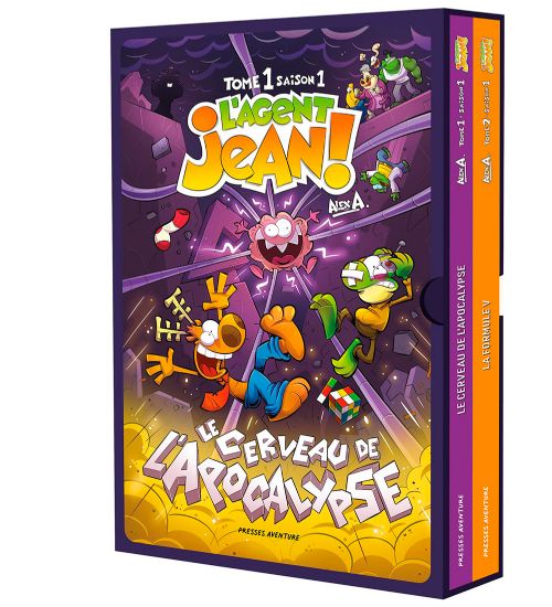 Livre - Coffret L'agent Jean! Tome 1 et Tome 2 (Couverture rigide) - Version française
