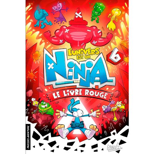 Livre - L'univers est un Ninja, Le livre Rouge (Tome 6) - Version française