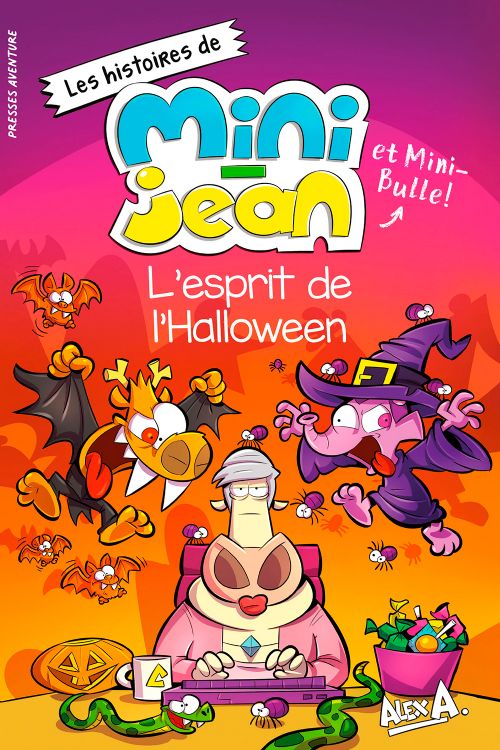 Livre - Les histoires de Mini-Jean et Mini-Bulle, L'esprit d'Halloween - Version française