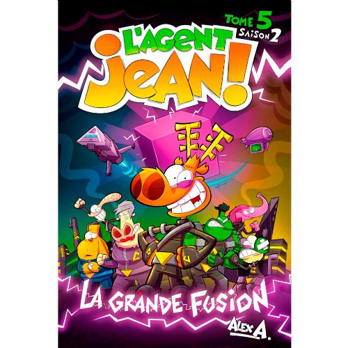 Livre - L'agent Jean, La grande fusion, (Saison 2, Tome 5) - Version française