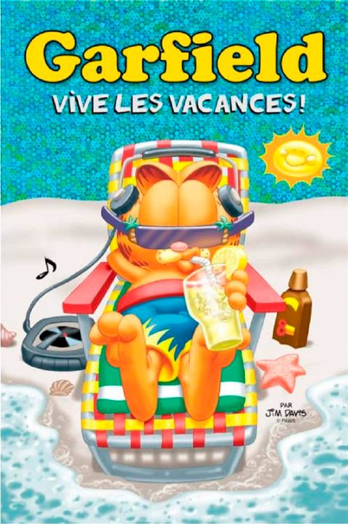 Livre - Garfield, Vive les vacances! - Version française