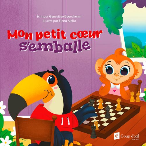 Livre - Mon petit coeur s'emballe - Version française