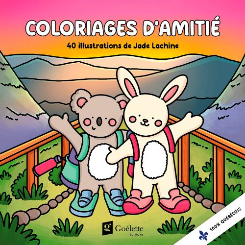 Livre - Jade Lachine: Coloriages d'amitié - Version française