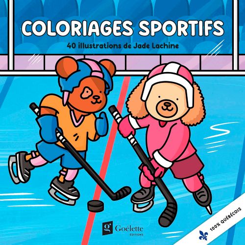 Livre - Jade Lachine:Coloriages sportifs - Version française