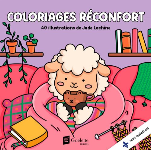 Livre - Jade Lachine: Coloriages réconfort - Version française