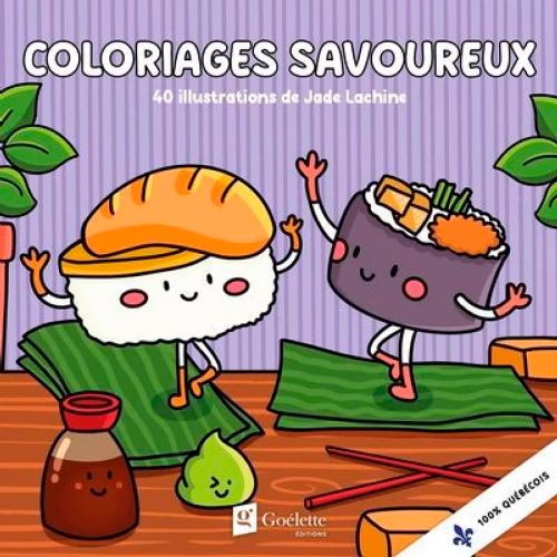 Livre - Jade Lachine: Coloriages savoureux - Version française
