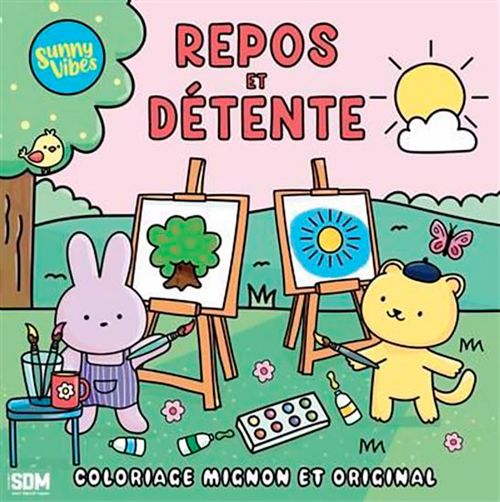 Livre - Sunny vibes: Repos et détente - Version française