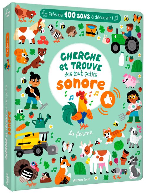 Livre - Cherche & Trouve des tout-petits - Sonore: La Ferme - Version française