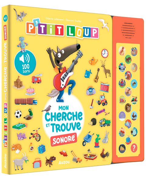 Livre - Cherche et trouve sonore P'tit Loup - Version française