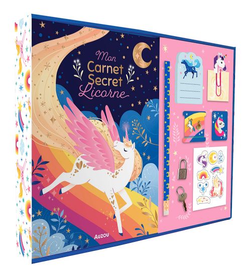 Livre - Mon carnet secret licorne - Version française