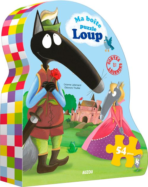 Casse-tête - Ma boîte casse-tête Loup contes et légendes 54 morceaux