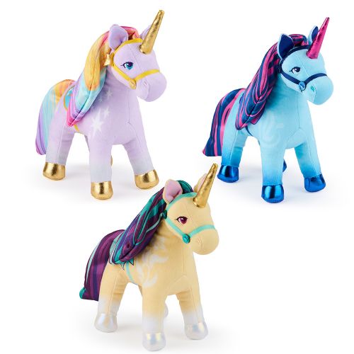 L'École des licornes - Peluche licorne 18 cm, assortiment