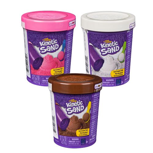 Kinetic Sand - Ice Cream Tub with 4oz Play Sand, assorted