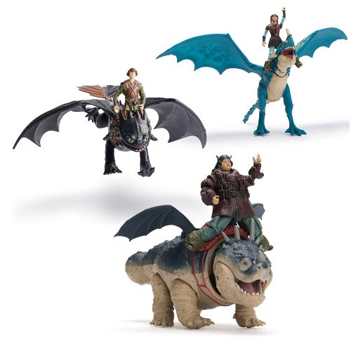Dragons - Dragon & Viking action figures assorted