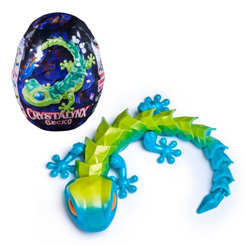 CrystaLynx - Figurine articulée gecko à collectionner de 24,5 cm, assortiment