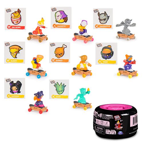 Tech Deck - Free Riders - Planche et figurine mystère, assortiment