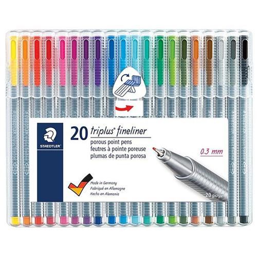 Triplus boîte de 20 fineliner