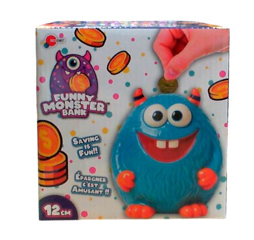 Monster Money Bank 12cm Assorted