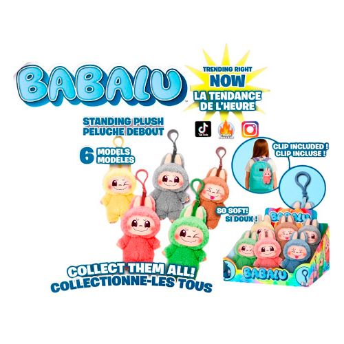 Porte-clés - Babalu debout, assortiment