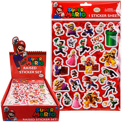 Super Mario -  3D Sticker Sheets