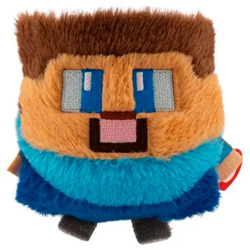 Peluche - Beanie Bouncers Minecraft: Steve 4''