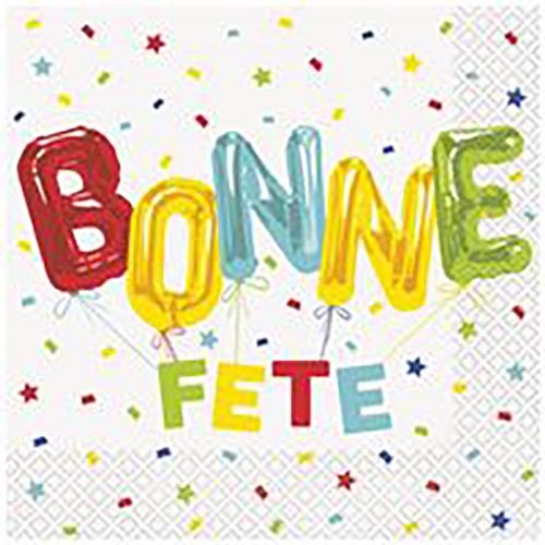 Bonne Fete - 16 Luncheon Napkins