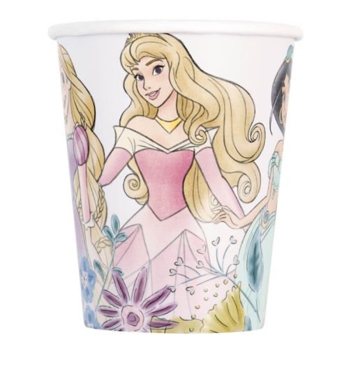 Princess - 8 Disposables cups 9 oz
