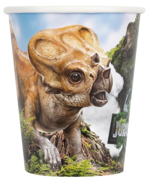 Jurassic World 4 - 8 Disposables cups 9 oz
