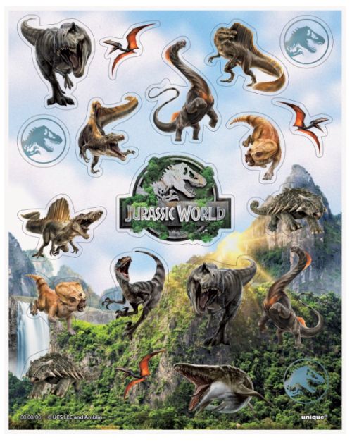 Jurassic World 4 - 4 sticker sheets