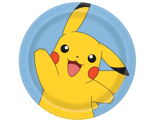 Pokémon - 8 dinner plates 9''