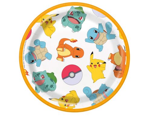 Pokémon - 8 dessert plates 7''