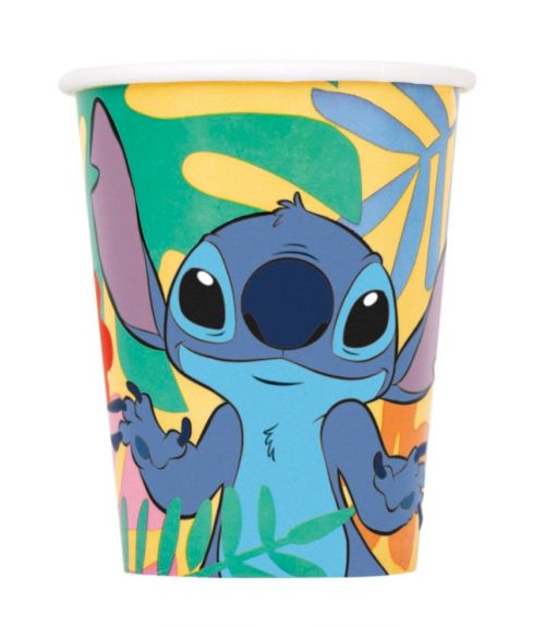 Stitch - 8 Disposables cups 9oz