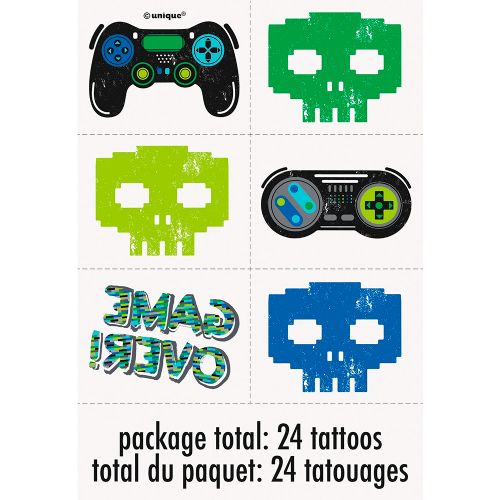 Gamer - 24 Tattoos