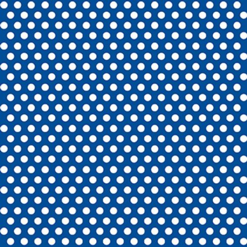 Royal Blue Dots - Gift Wrap