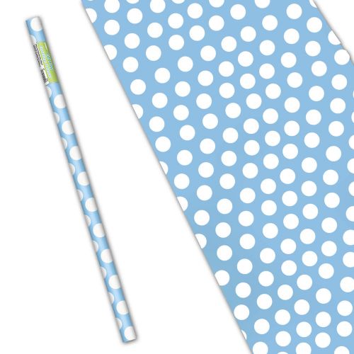 Powder Blue Dots - Gift Wrap