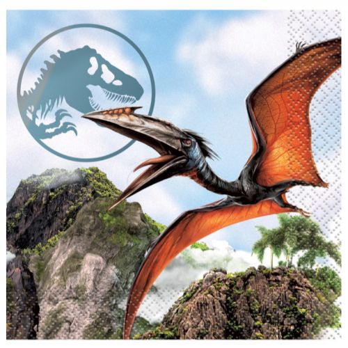 Jurassic World 4 - 16 beverage napkins