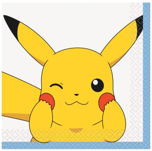 Pokémon - 16 Beverage Napkins