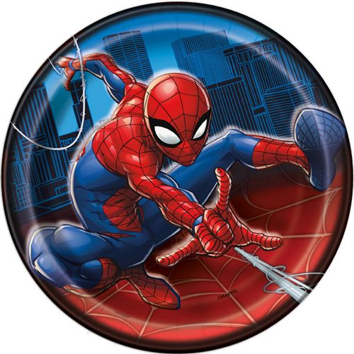 Spider-Man - 8 dessert plates 7-inch