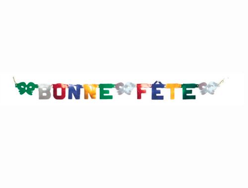 Bonne fête - Jointed banner