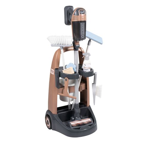 Smoby - Rowenta Chariot Ménage + Aspirateur