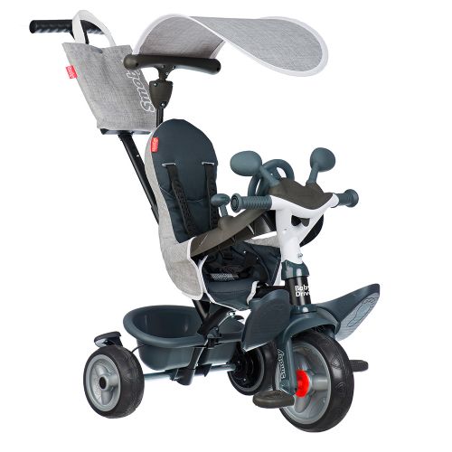 Smoby - Tricycle Baby Driver Gris