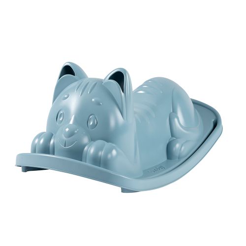 Smoby Life - Fauteuil à bascule-chat bleu