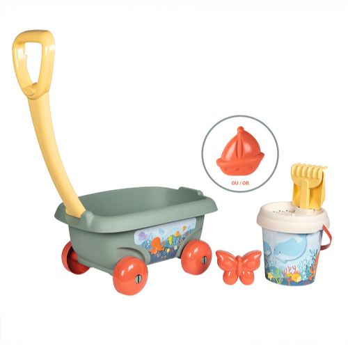 Smoby Life - Chariot de plage & accessoires