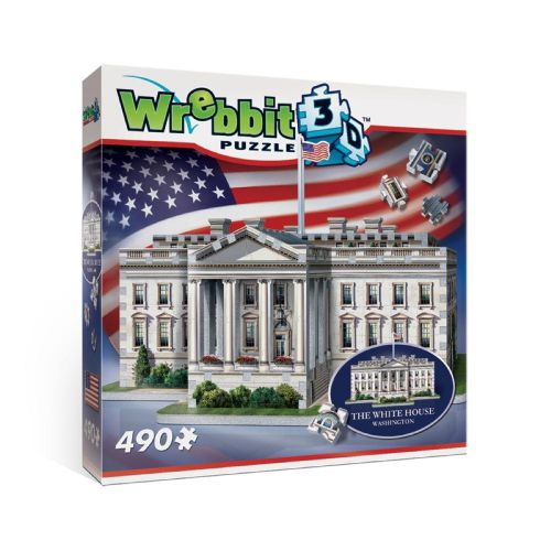 Wrebbit Casse-tête 3D - La Maison Blanche 490 Pièces