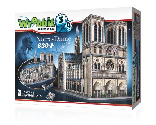 Wrebbit Casse-tête 3D  - Notre-Dame de Paris 830 pièces
