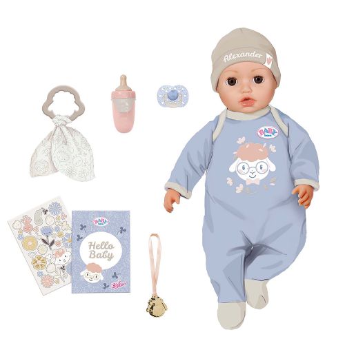 BABY Born - Poupée interactive Alexander 43 cm